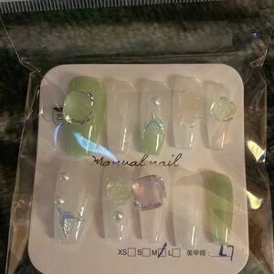 Mermaid Sea Press on Nails